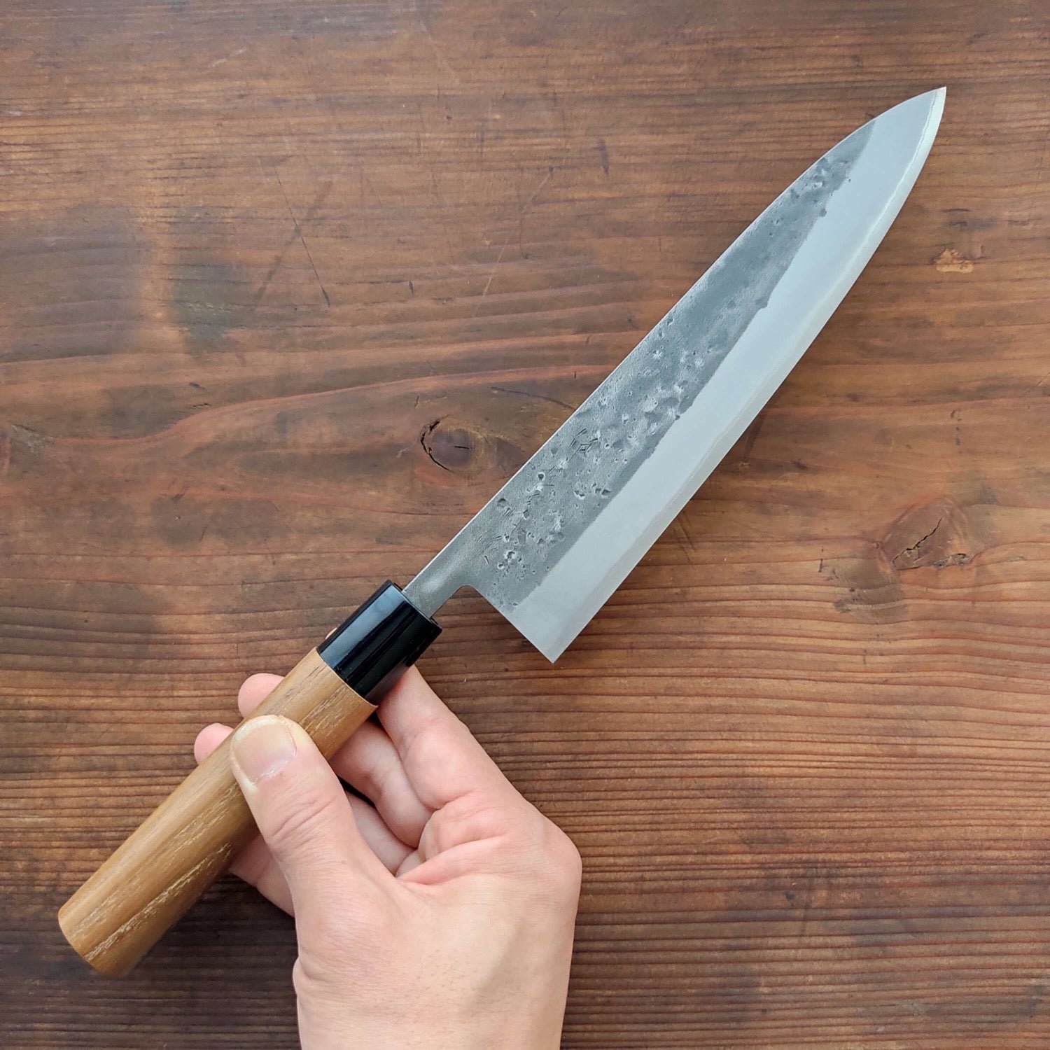 Japanese kitchen knife - gyuto - 210mm - aogami2 - sanjo blacksmith