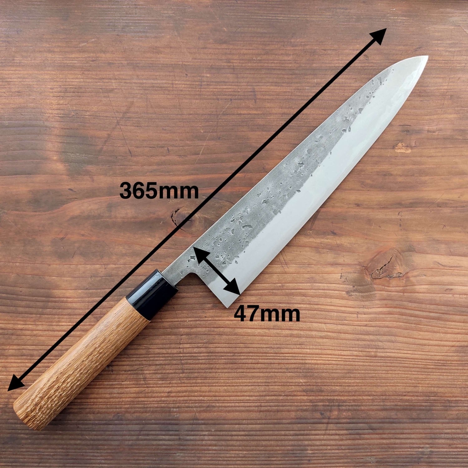 Japanese kitchen knife - gyuto - 210mm - aogami2 - sanjo blacksmith